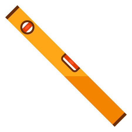 Illustration of water levels. Tool for repair and construction.
