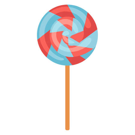 Illustration of lolipop. Food item for bars, restaurants and shops. Icon or promotional image.のイラスト素材