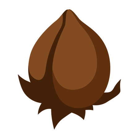 Stylized illustration of cotton inflorescence. Image for design or decoration.のイラスト素材