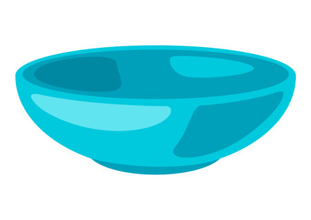 Illustration of bowl. Image for gastronomy, food and agricultural industries.のイラスト素材