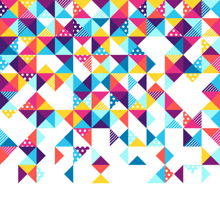 Triangle background. Abstract geometric polygonal image. Modern mosaic texture.のイラスト素材