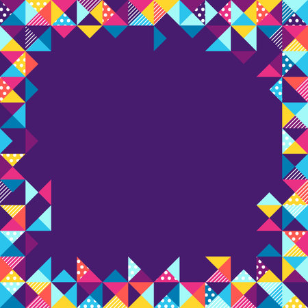 Triangle background. Abstract geometric polygonal image. Modern mosaic texture.のイラスト素材