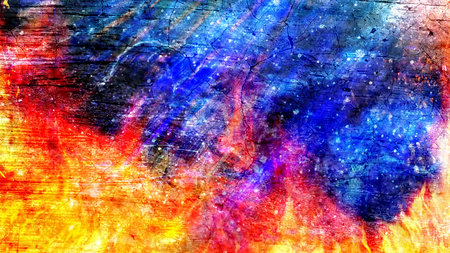 Fire Versus Ice - Abstract Background Texture