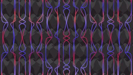 Trippy Psychedelic Waves for Projecting at Music Festivals and Clubs - Abstract Background Texture