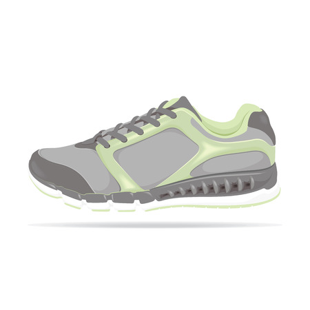 Detailed vector running shoeのイラスト素材