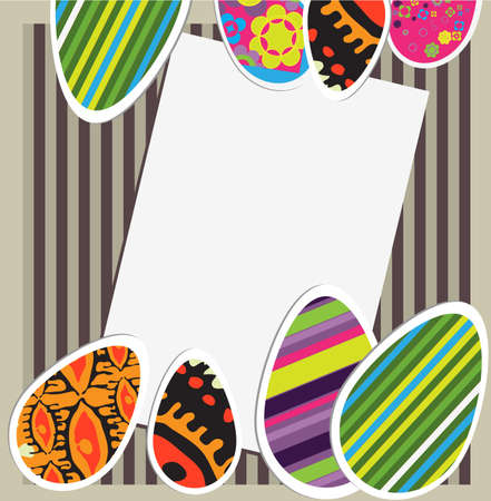 Vector Easter cardのイラスト素材