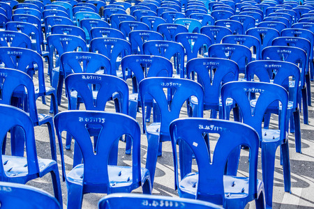 Lot of chairsの写真素材