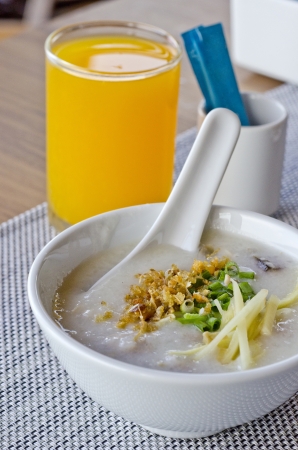 Congee, the traditional Chinese breakfastの写真素材
