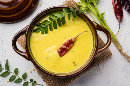 Indian Vegetable Pulav or Biryani made using Basmati Rice, served in a ceramic bowl. selective focusの写真素材