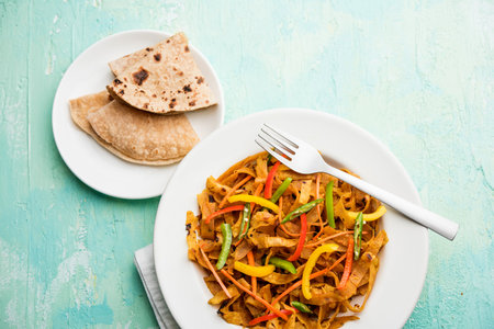 Leftover Chapati noodles also known as fodnichi holi or Upma is a great substitute for traditional...