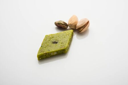 Pista Katli/Burfi/burfee or Pistachio cakeの写真素材