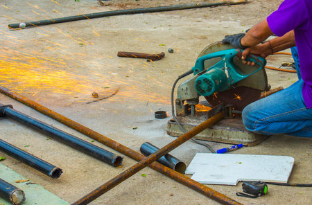 Metal cutting steel  Dangerous occupation