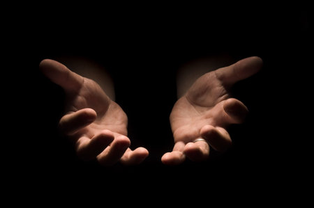 hands in black