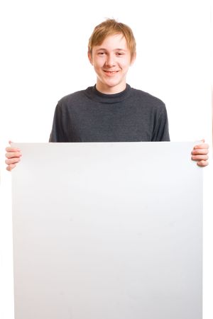 Portrait of a  teen with blankの写真素材