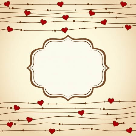 Valentine's day background. Vector illustrationのイラスト素材