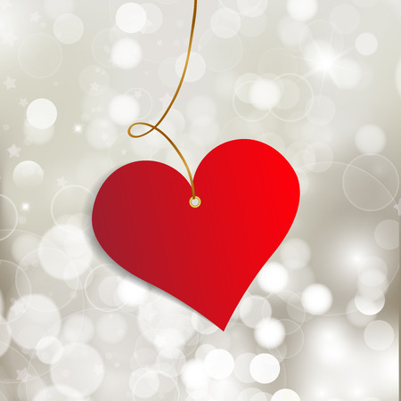 Happy Valentine's Day.  Greeting Card on silver background. Background for web pages, invitations, save the date cards. Vector illustrationのイラスト素材