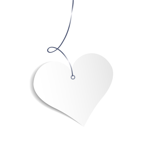 Happy Valentine's Day.  Greeting Card on white background. Background for web pages, invitations, save the date cards. Vector illustrationのイラスト素材