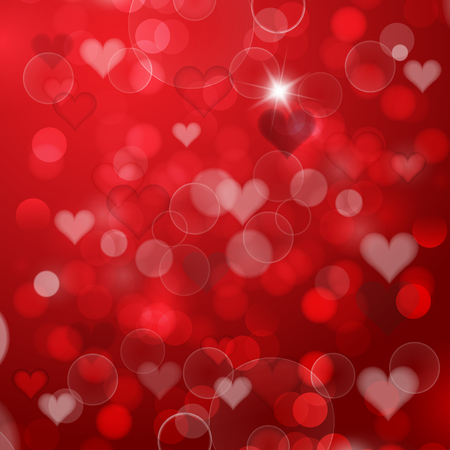 Red background. Vector illustration for Valentine's day and Christmas posters, icons, Valentine's day and Christmas greeting cards, print and web projects.のイラスト素材