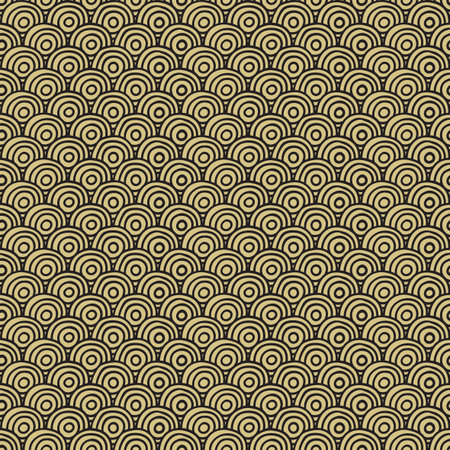Seamless circles hand drawn pattern.  Illustration for posters, greeting cards, backgrounds, print and web projects. Seamlessのイラスト素材