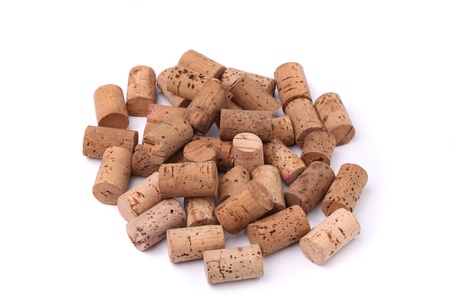Bunch of wine corksの写真素材