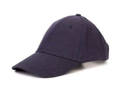 Working peaked cap. Isolated on a white background.の写真素材