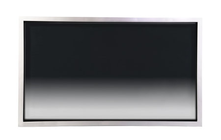 Monitor on white background. Clipping path included.
