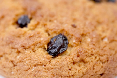 Oatmeal chocolate chip cookies. Whole background.の写真素材