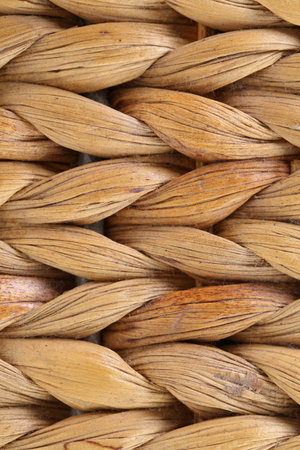 Wicker Basket texture. Whole background. Close up