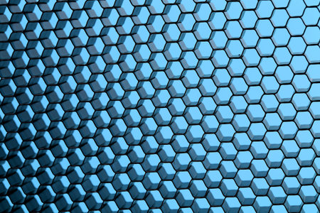 Close up of black net. 