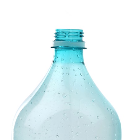 Opened neck plastic bottle. の写真素材