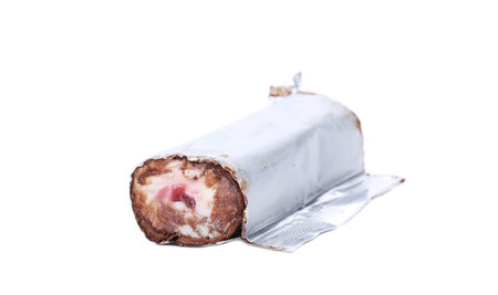 Ice-cream in wrapper. の写真素材