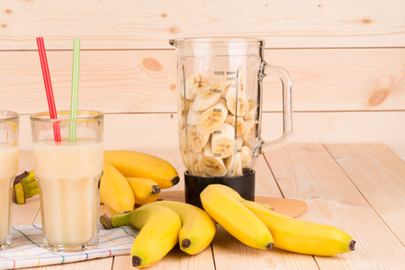 Close up of banana composition. Whole background.の写真素材