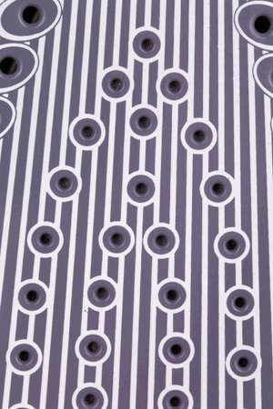 Close up of ironing tool. Isolated on a white background.