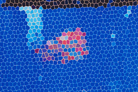 Honeycomb grid fabric texture. Close up on a whole backgroundの写真素材