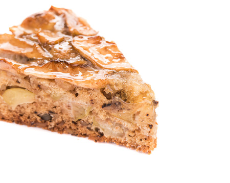 Piece of cake. Isolated on a white background.の写真素材