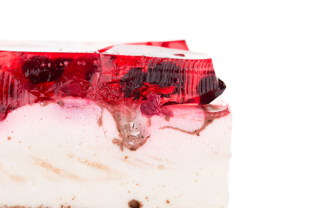 Piece of cake. Isolated on a white background.の写真素材