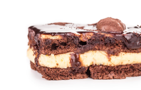 Piece of cake. Close up. Whole background.の写真素材