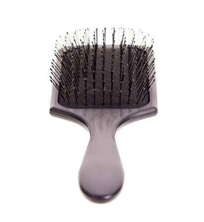 A hairbrush for women isolated on white backgroundの写真素材