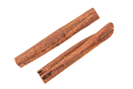 Cinnamon. Isolated on a white background.
