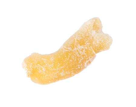 Dried banana. Isolated on a white background.の写真素材