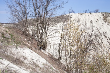 Beautiful view of the limestone quarry.の写真素材
