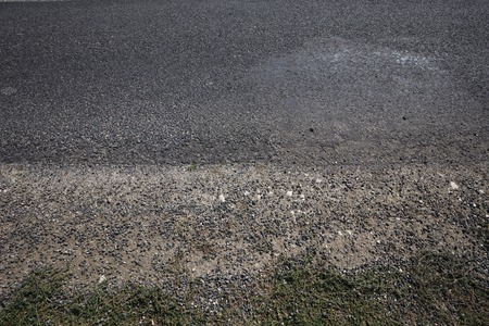 Asphalt roadside and ground. Abstract background and texture.の写真素材