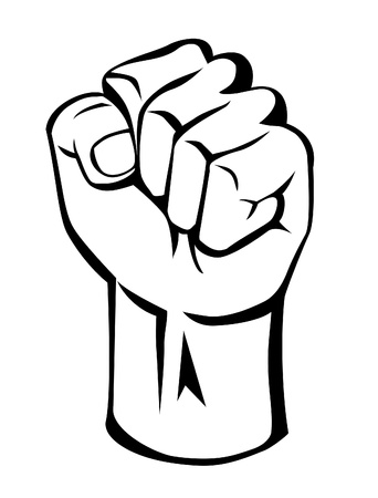 strong handのイラスト素材