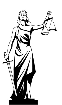 lady justiceのイラスト素材