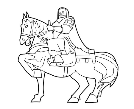 Genghis Khanのイラスト素材