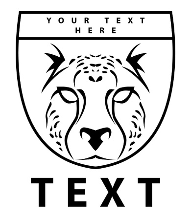 simple cheetahのイラスト素材
