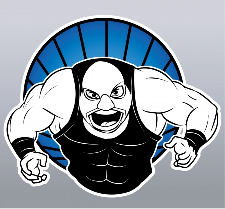 wrestlerのイラスト素材