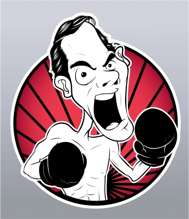 Angry Fighterのイラスト素材