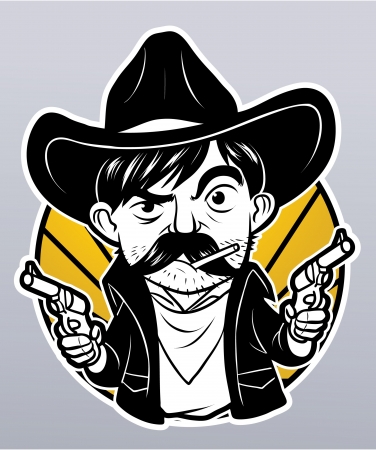 cowboyのイラスト素材