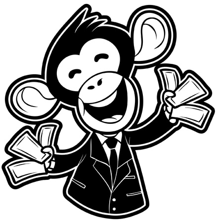 monkey businessのイラスト素材